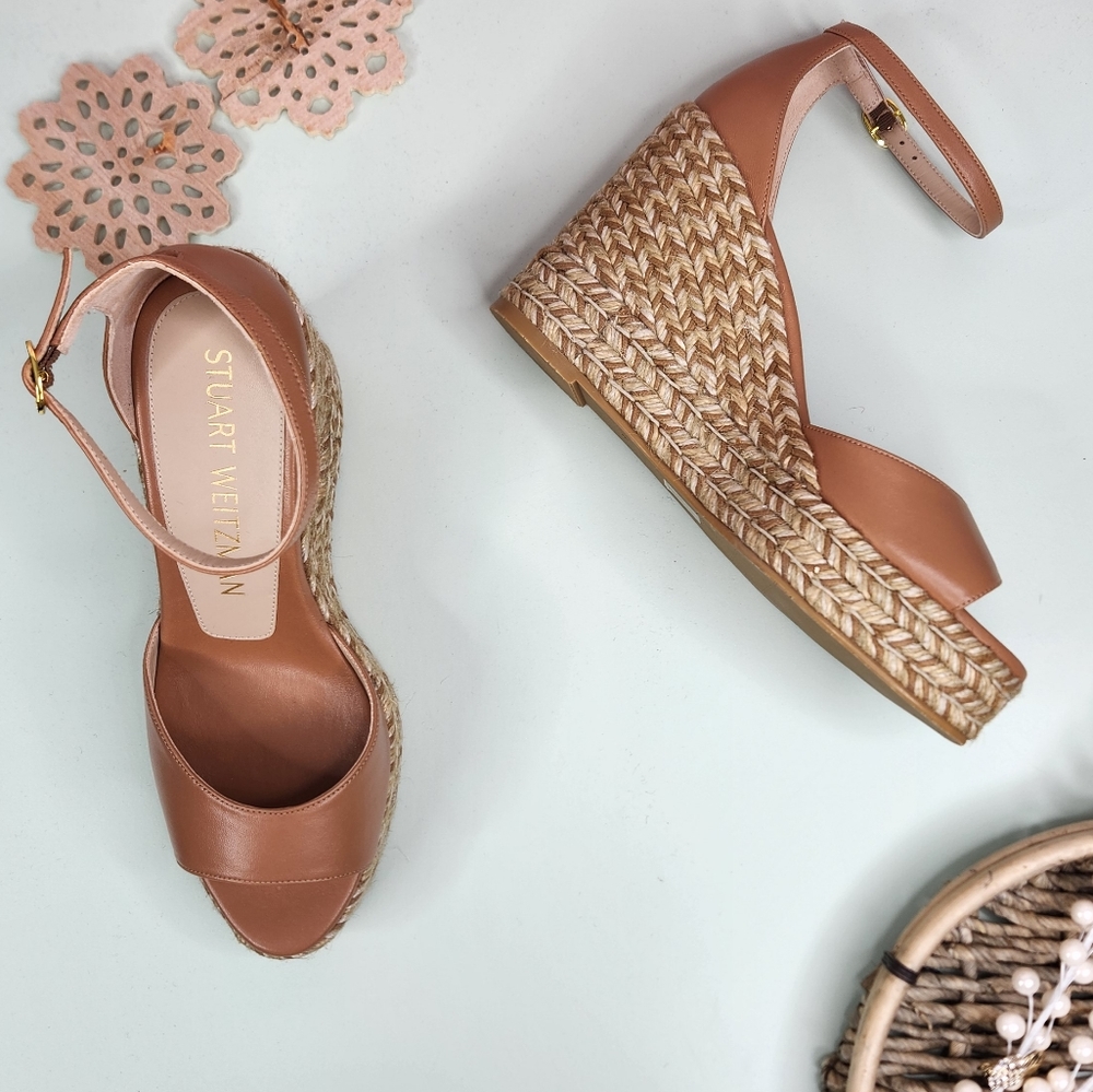 Stuart Weitzman Nudistcurve Espadrille Wedge